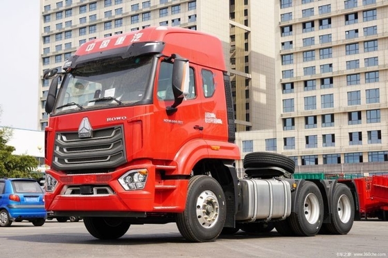 Warm tweedehands 6X4 SINOTRUCK HOWo N7W zware vrachtwagen trekkerkop met 2 achterste schakels