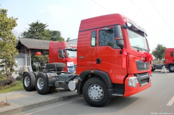 340 pk 6X4 handgeschakelde nationale zware vrachtwagen HOWO T5G trekker vrachtwagens