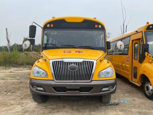 Dongfeng schoolbus voor basisschoolleerlingen tweedehands dieselmotor Weichai-motor