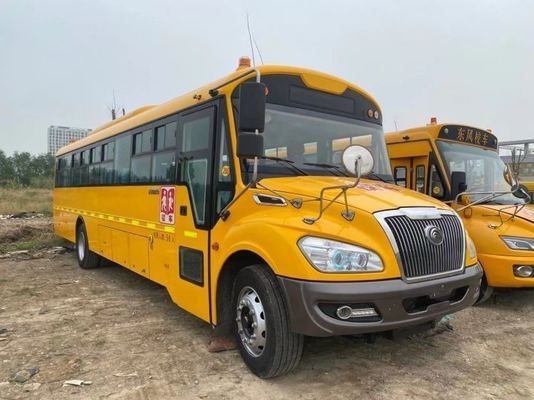 Dongfeng schoolbus voor basisschoolleerlingen tweedehands dieselmotor Weichai-motor