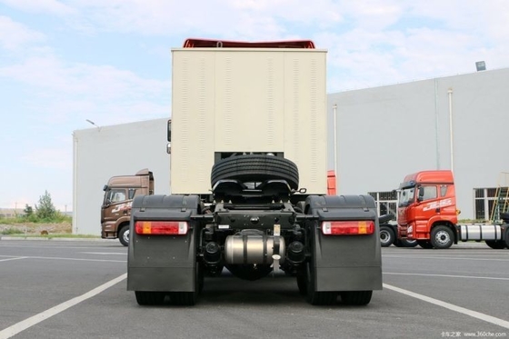 Handgestuurde boutique Qingdao Jiefang JH6 zware vrachtwagen 430 pk 6X4 CNG trekker vrachtwagen
