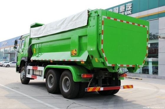 Gekochte gebruikte HOWO Dump Tipper Truck 6X4 340 pk 5,6m voor zwaar vervoer