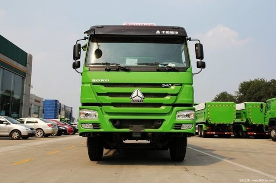 Gekochte gebruikte HOWO Dump Tipper Truck 6X4 340 pk 5,6m voor zwaar vervoer