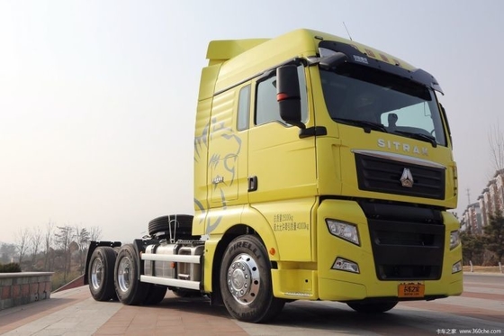 540 pk 6X4 Sinotruck SITRAK C7H zware vrachtwagentractor met juiste rijtyp en kenmerken