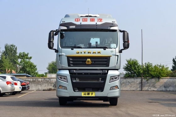 Gebruikte vrachtwagen trekkerkop Sinotruk SITRAK G7S 530 pk 6X4 LNG Automatische tandwiel met slow fluid