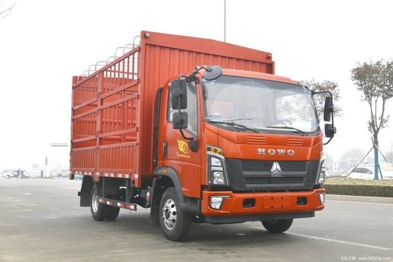Cargo Tank Afmetingen 4,15*2,45*2,3m Zware vrachtwagen HOWO Wang 4X2 160 pk Raster lichte vrachtwagen