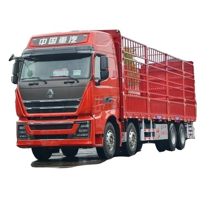 Nationale zware vrachtwagen HOWO TH7 460HP 8X4 9,5m Touch Screen Warehouse Grid Type Truck