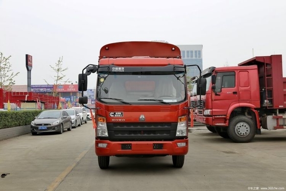 Sinotruk HOWO Commander 154 HP 4X2 Semi-Warehouse Grid Truck met 100-200L brandstoftank