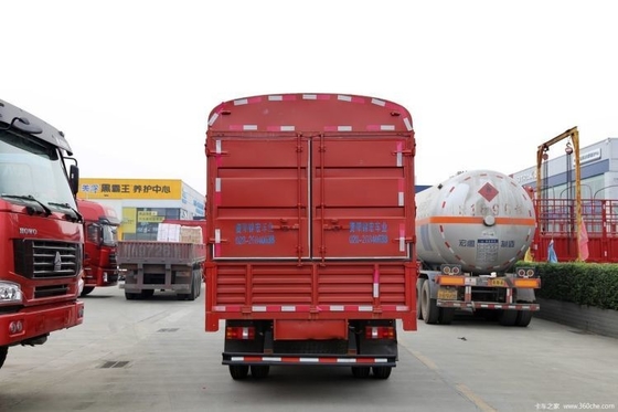 Sinotruk HOWO Commander 154 HP 4X2 Semi-Warehouse Grid Truck met 100-200L brandstoftank