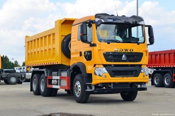 Weichai Motor 400 pk 6x4 6,3 meter Dump Truck voor 2 passagiers in nationale zware vrachtwagen