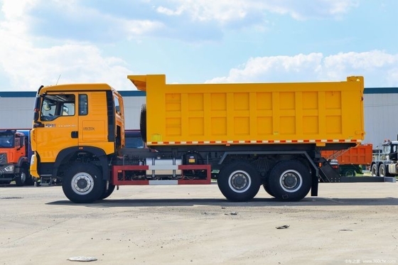 Weichai Motor 400 pk 6x4 6,3 meter Dump Truck voor 2 passagiers in nationale zware vrachtwagen