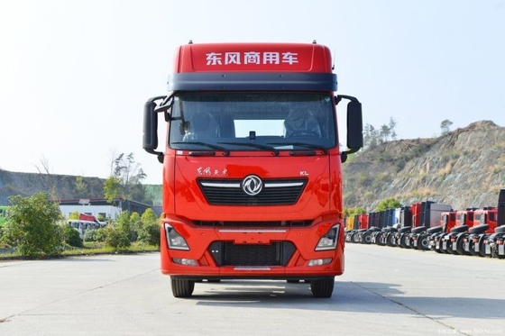 Halve rij zitplaatsen rijen Dongfeng Tianlong KL 385 HP 4X2 tractor trucks met touchscreen