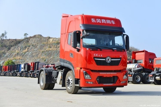 Halve rij zitplaatsen rijen Dongfeng Tianlong KL 385 HP 4X2 tractor trucks met touchscreen