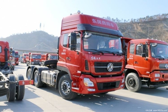 Handgeschakelde transmissie Dongfeng Tianlong 420 pk 6X4 trekker trucks voor uw bedrijf