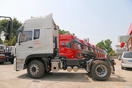 Dongfeng Tianlong Heavy Truck340 HP 4*2 Traktortrucks met en met handgeschakelde transmissie