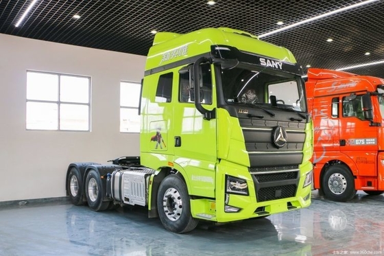 Trinity zware vrachtwagen 585 pk 6X4 AMT Automatische trekker vrachtwagen voor achterste schakeling nummer 2