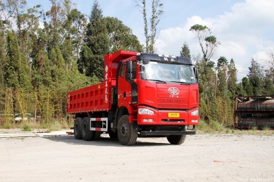 10 banden nummer FAW Jiefang J6P zware vrachtwagen Zuidwestelijke versie 370 pk 6x4 6,4 meter Dump truck