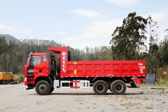 10 banden nummer FAW Jiefang J6P zware vrachtwagen Zuidwestelijke versie 370 pk 6x4 6,4 meter Dump truck