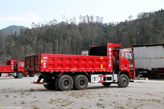 10 banden nummer FAW Jiefang J6P zware vrachtwagen Zuidwestelijke versie 370 pk 6x4 6,4 meter Dump truck