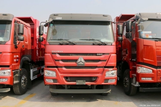 HOWO Zware vrachtwagen 380 pk 6x4 6m Dumptruck voor transport met meerdere doeleinden duurzaam