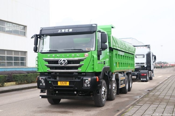 Warm tweedehands 0 km Saic Hongyan Jieshi C6 460 pk 8X4 6.7m AMT Automatische dumptruck