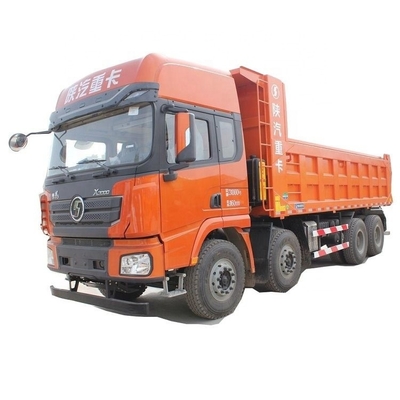 12 Voorwaarts schakelen Shaanxi Automobile Cummins Delong X3000 385hp 8X4 8 meter dump truck