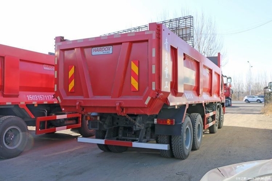 Achterwaarts schakelen nummer 2 Professionele Sinotruk Haohan J7B 340 pk 8X4 7,6 m dump truck