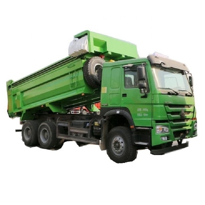 HOWO Zware vrachtwagen 340 pk 6X4 6 M Dumptruck met luchtophanging en multimedia systeem