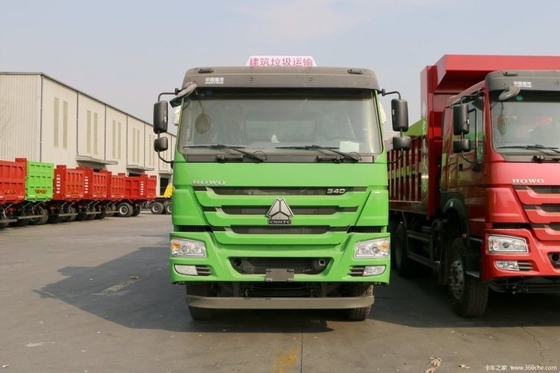 HOWO Zware vrachtwagen 340 pk 6X4 6 M Dumptruck met luchtophanging en multimedia systeem