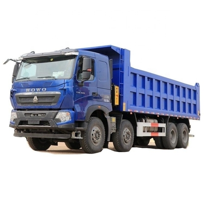 Gebruikte Sinotruk HOWO T7H zware vrachtwagen 440 pk 8x4 7,6 meter dumper met 300-400l brandstoftank