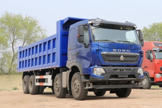 Gebruikte Sinotruk HOWO T7H zware vrachtwagen 440 pk 8x4 7,6 meter dumper met 300-400l brandstoftank