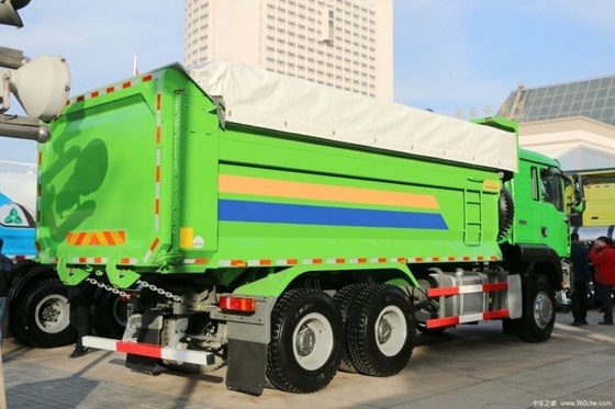 Gebruikte SITRAK G7H zware vrachtwagen 6X4 dumper met 360° achtercamera en multimedia systeem