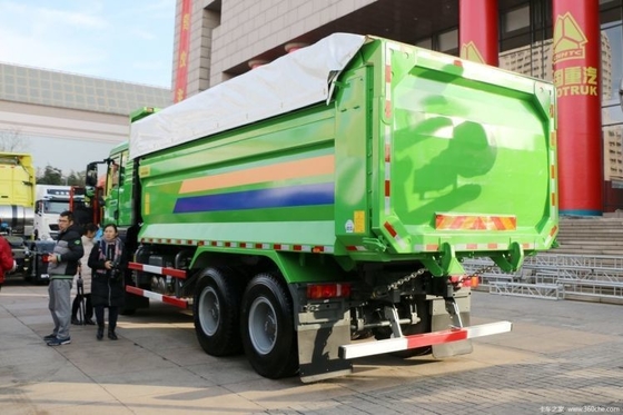 Gebruikte SITRAK G7H zware vrachtwagen 6X4 dumper met 360° achtercamera en multimedia systeem