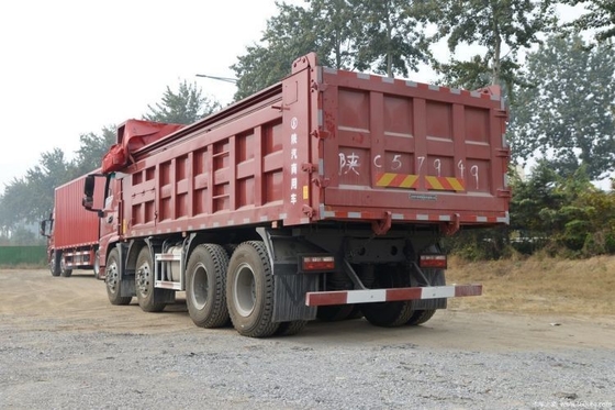 FAST Gear Box Professionele tweedehands Shacman Xuande Wing 3 400 pk 8X4 6.8m Dump Trucks