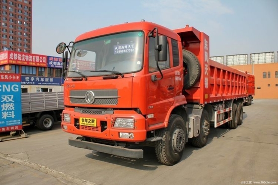 2010 Dongfeng Commercial Truck 280HP 8X4 7,6m Dump Truck met air suspension bestuurdersstoel