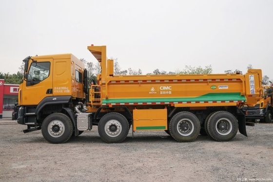 Dongfeng Liuqi Chenglong H5 350hp 8x4 8m dump truck perfect voor professionele boetiek