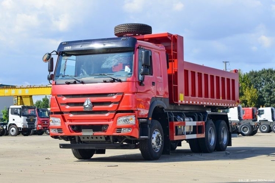 Nationale zware vrachtwagen gebruikt HOWOV7 dumper met 0 km en automatische airconditioning