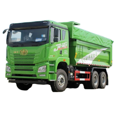 Hot Boutique Gebruikte auto's 375hp 6X4 5.6m Qingdao Jiefang JH6 Zware Truck Dump Truck