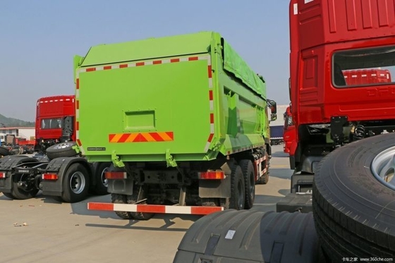 EURO 5 Dongfeng Tianlong KC 6X4 6 meter dumptruck met FAST versnellingsbak en 385 pk bij een