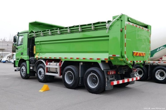 23 seconden Gebruikt 0 km Xugong Hanfeng P5 400 pk 8X4 5.6m Dump Truck warm tweedehands