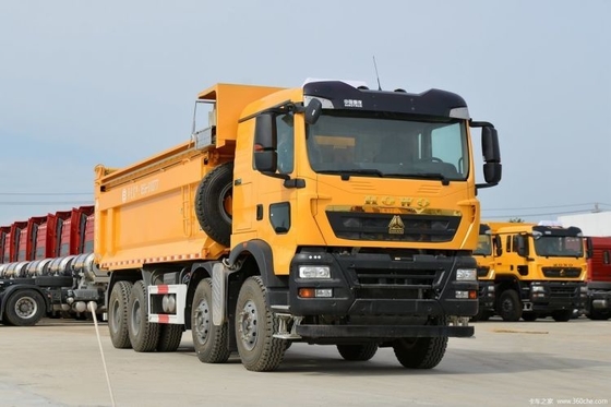 Automatische airconditioner 23 Sinotruk HOWO TX 440 pk 8X4 6,5 meter Dump trucks voor gebruikte trucks