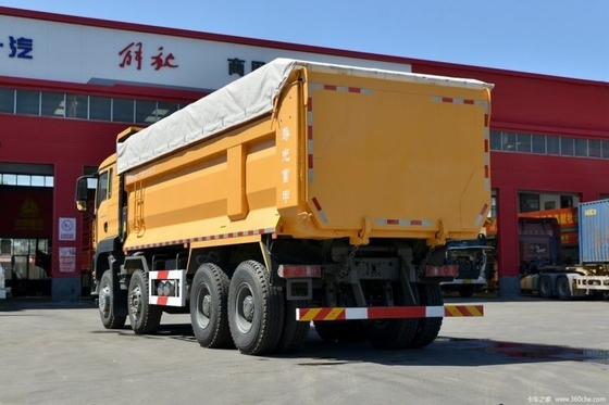 Boutique Tweedehands Sinotruk SITRAK G7W 400 pk 8X4 6,8 meter Dump trucks met 6,2-8 meter vracht tank