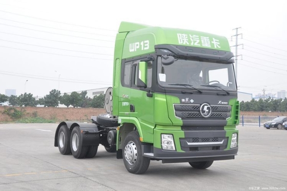 Rechtsrijden Shacman Heavy Cardron X3000 430 pk 6X4 LNG-tractoren Automatisch