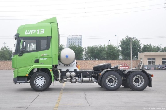 Rechtsrijden Shacman Heavy Cardron X3000 430 pk 6X4 LNG-tractoren Automatisch