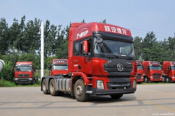 430 pk 6X4 Shacman Heavy Cardron X3000 Traktortruck met normale cruise control en ABS