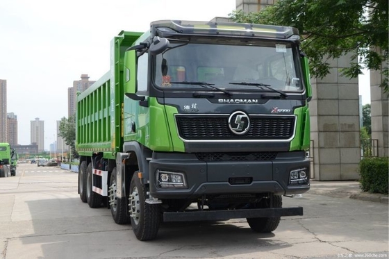 Koop een Shacman Delon X5000 8X4 Dump Truck met 430 pk en multimedia systeem.