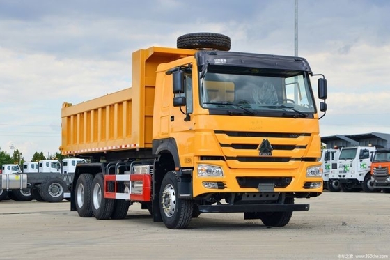 400 pk Sinotruk HOWo V7 zware vrachtwagen 6X4 dumptruck met air suspension bestuurdersstoel