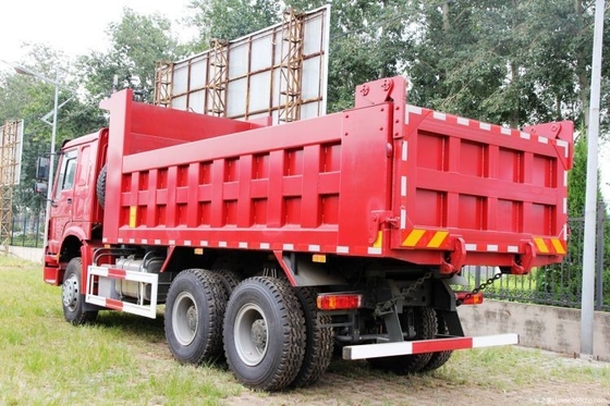 340 pk 6x4 5,6m Sinotruk HOWO Zware vrachtwagen Dump truck voor 10-15T GVW Automatisch raam