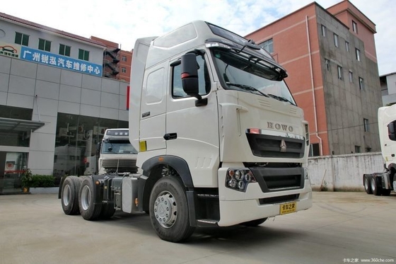 HOWO T7H Zware vrachtwagen 480 pk 6x4 Traktor vrachtwagen met 295/80R22.5 16PR banden