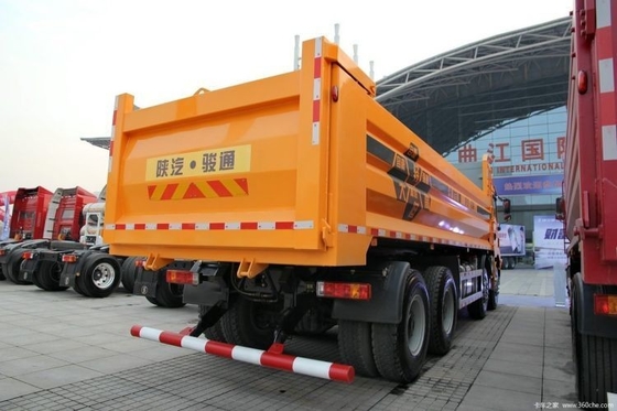 Professionele Diesel Warm tweedehands Shacman Delong M3000 336 HP 8X4 7.4 M Dump Trucks